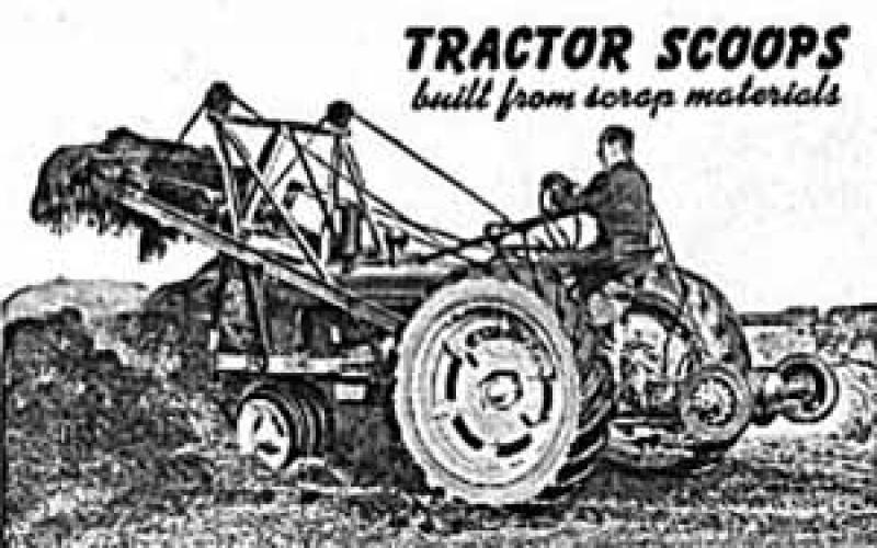 Tractor Scoop Loader Attachment