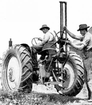 Post Hole Auger for Tractor Plans